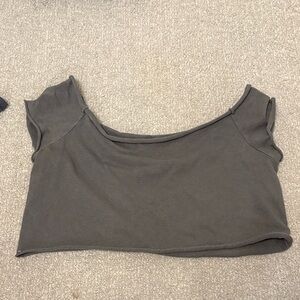 Brandy Melville Charcoal Crop Top